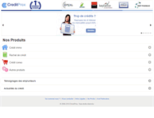 Tablet Screenshot of creditprox.com